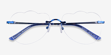 Bleu Outlook -  Métal Lunettes de vue