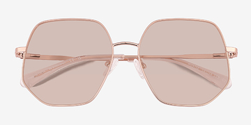 Or rose Hustle -  Métal Lunettes de soleil