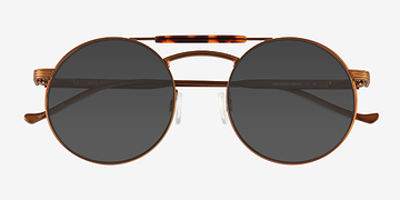 Tortoise Brown Neve -  Métal Lunettes de soleil