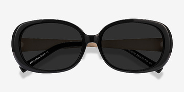 Noir Lauren -  Vintage Acetate, Metal Lunettes de soleil