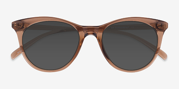 Clear Brown Cartel -  Plastique Lunettes de soleil
