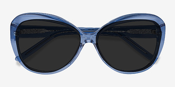 Bleu Believe -  Vintage Acétate Lunettes de soleil