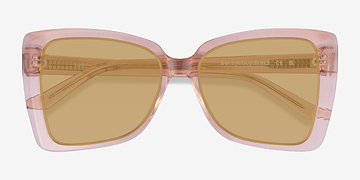 Crystal Peach Tippi -  Acétate Lunettes de soleil