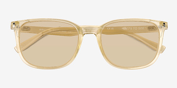 Crystal Yellow Airglow -  Plastique Lunettes de soleil