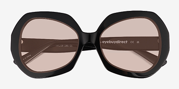 Noir Farrah -  Acétate Lunettes de soleil