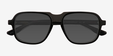Clear Gray Black Abyss -  Acétate Lunettes de soleil