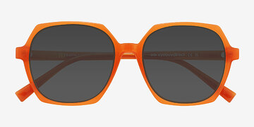 Orange Froth -  Plastique Lunettes de soleil