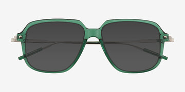 Clear Green Stitch -  Métal Lunettes de soleil