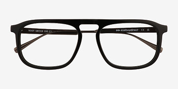 Noir Root -  Bois mixte Lunettes de vue